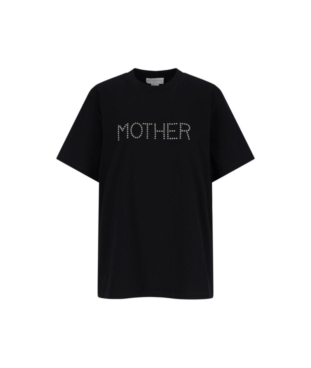 STELLA MCCARTNEY Черная хлопковая футболка, фото 1