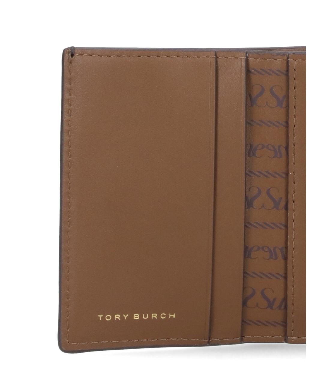 TORY BURCH Коричневый кошелек, фото 4