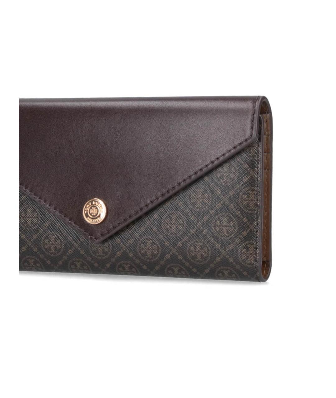 TORY BURCH Коричневый кошелек, фото 3