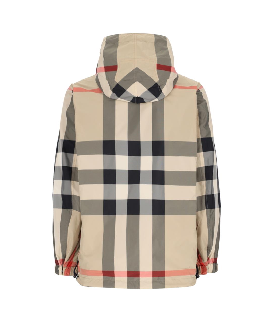 BURBERRY Черная полиэстеровая куртка, фото 4