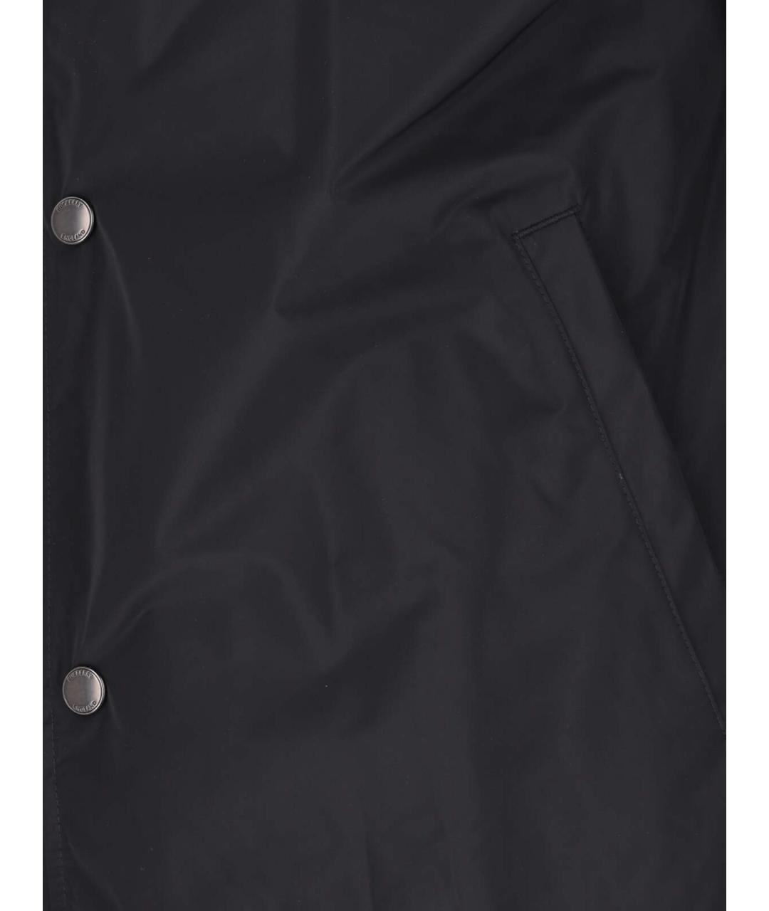 BURBERRY Черная полиэстеровая куртка, фото 6