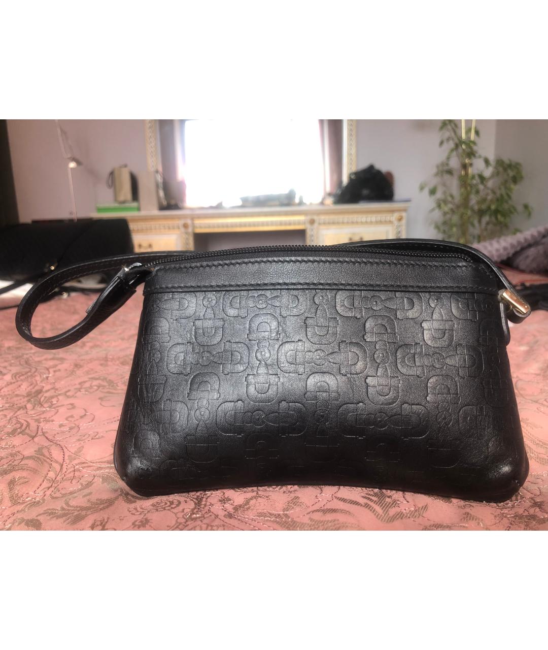 GUCCI Черная кожаная косметичка, фото 8