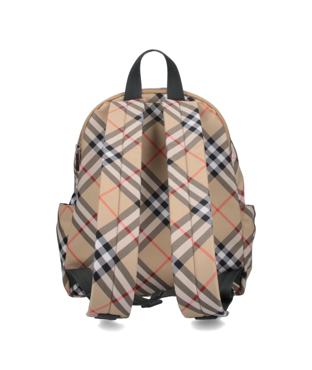 BURBERRY Бежевый тканевый рюкзак, фото 3