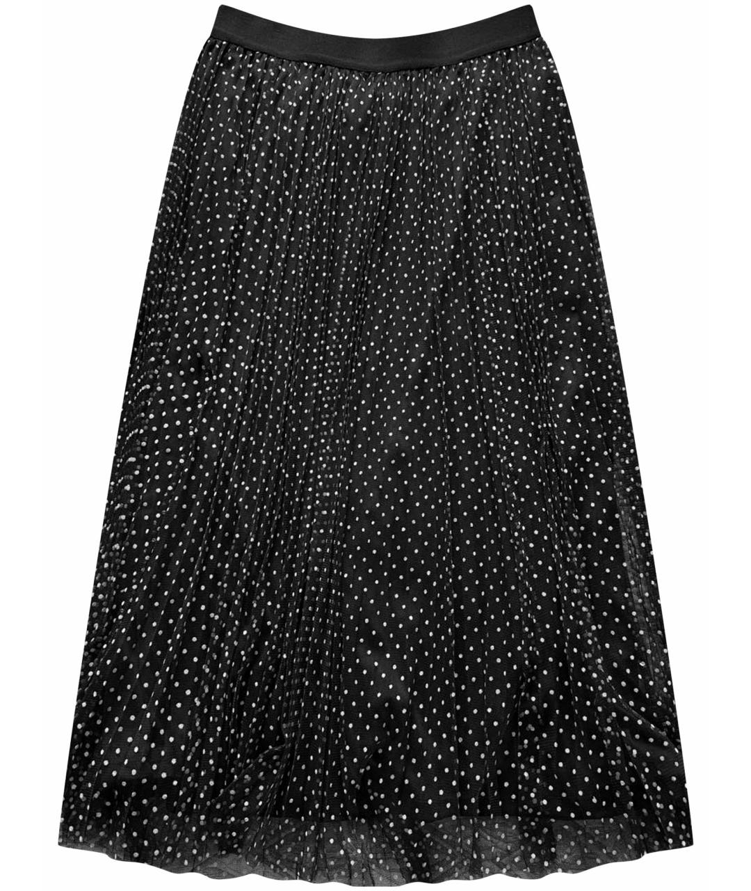 DKNY Черная полиэстеровая юбка миди, фото 1