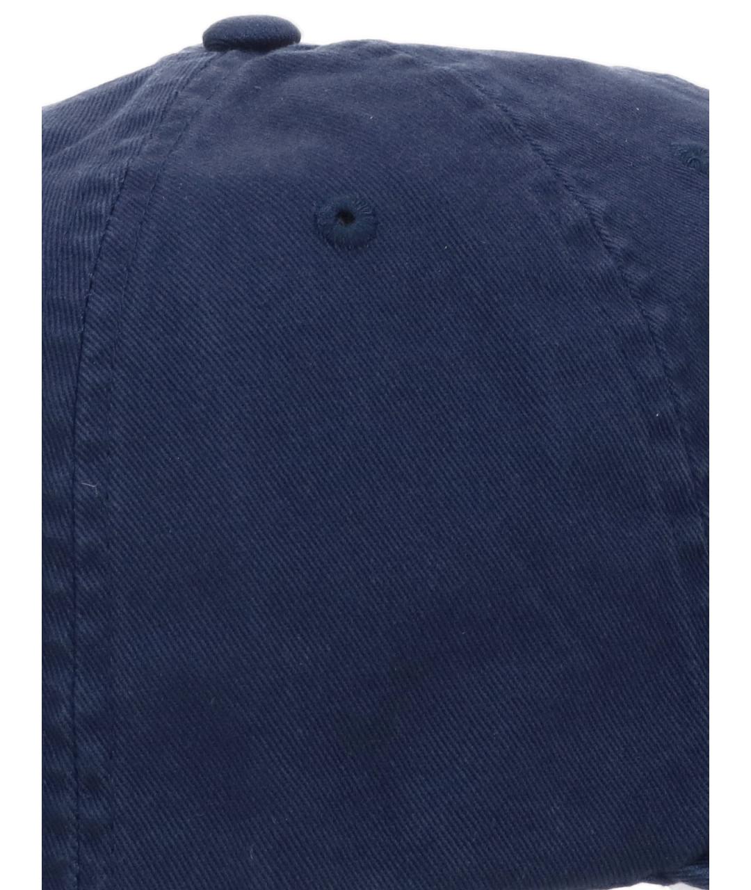POLO RALPH LAUREN Синяя хлопковая кепка/бейсболка, фото 3