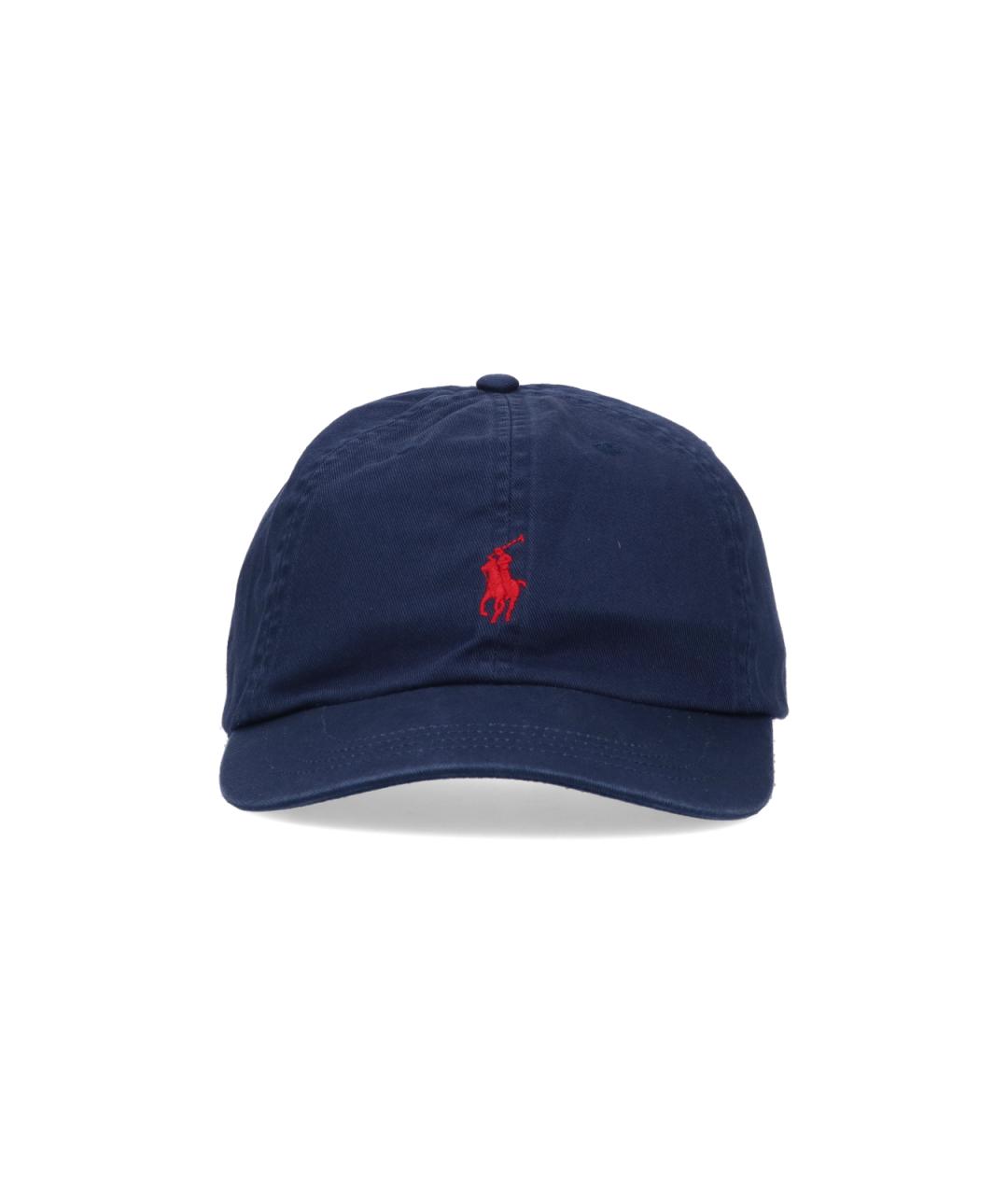 POLO RALPH LAUREN Синяя хлопковая кепка/бейсболка, фото 1