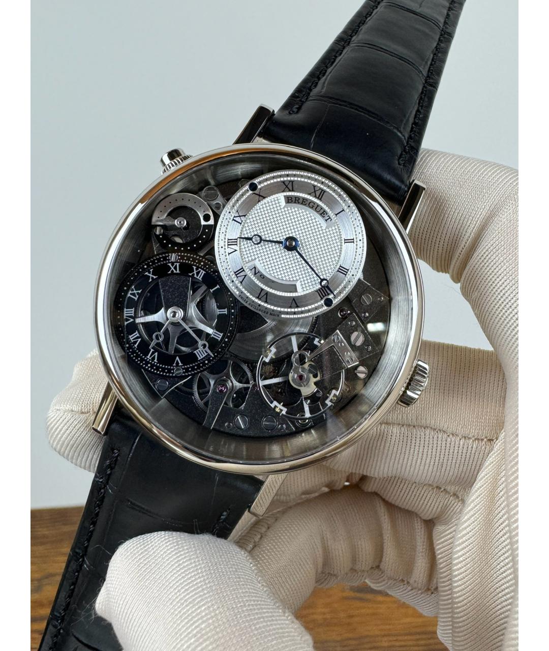 Breguet Черные часы из белого золота, фото 2
