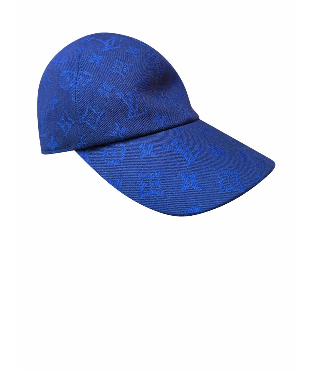LOUIS VUITTON Темно-синяя кепка/бейсболка, фото 1