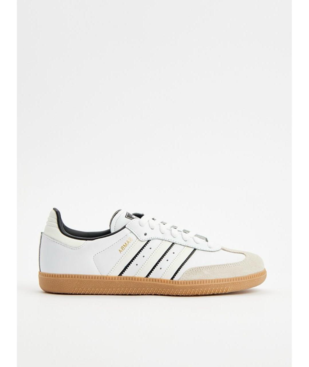 ADIDAS Белые кожаные кеды, фото 8