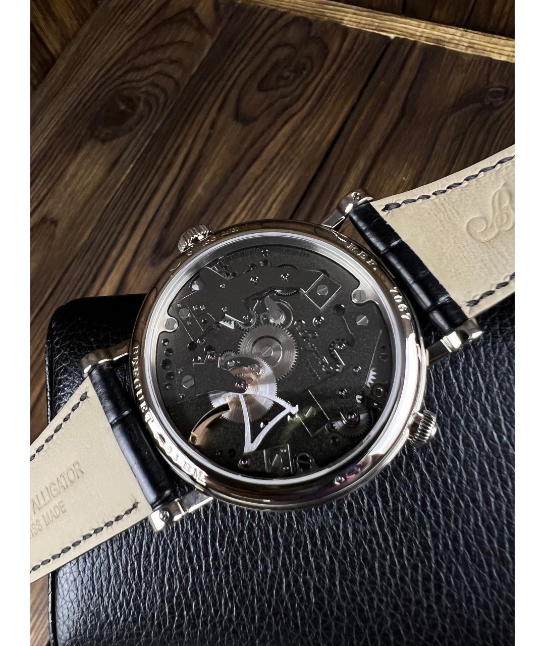 Breguet Черные часы из белого золота, фото 5