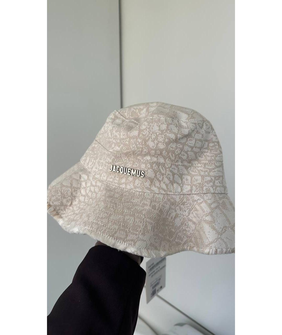 JACQUEMUS Бежевая шляпа, фото 2