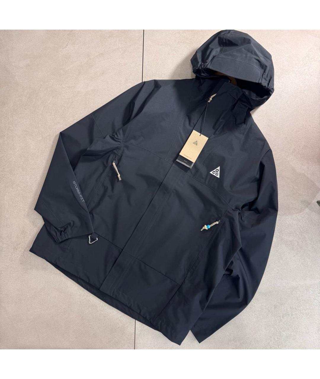 NIKE ACG Черная полиэстеровая куртка, фото 9
