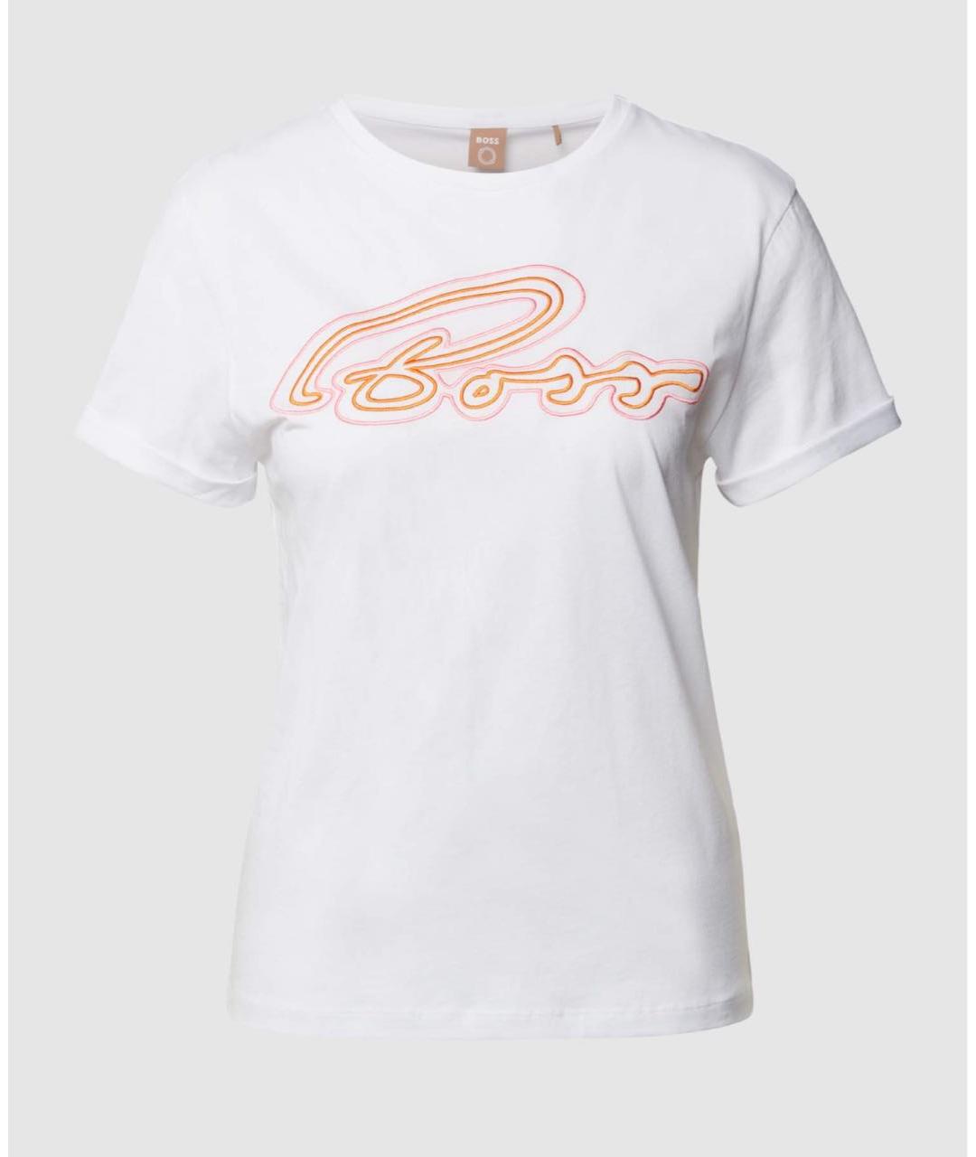 HUGO BOSS Оранжевый хлопковый костюм с юбками, фото 2