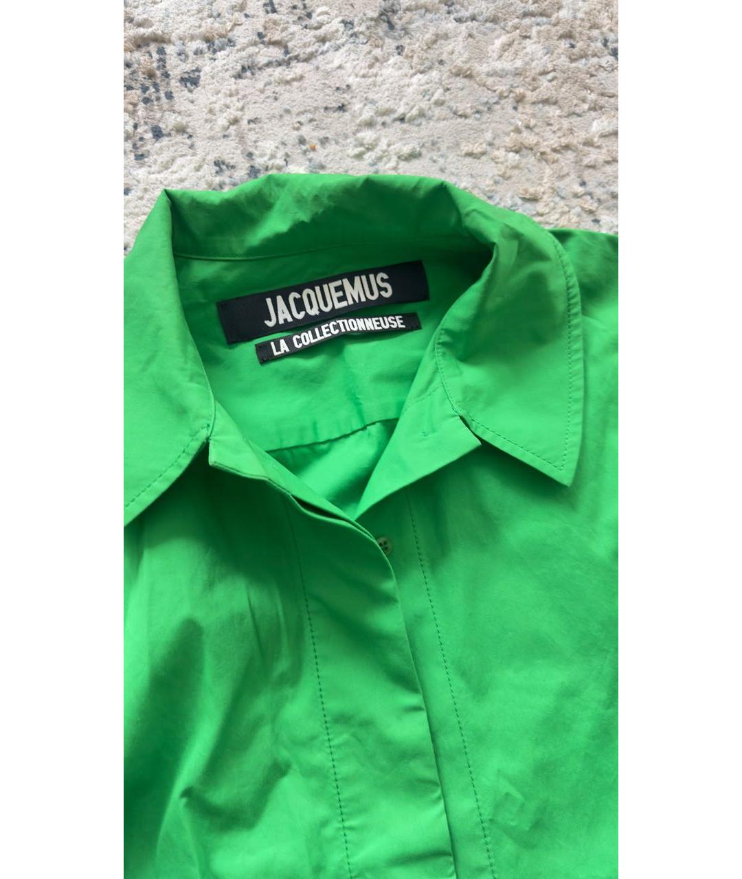 JACQUEMUS Зеленая рубашка, фото 3