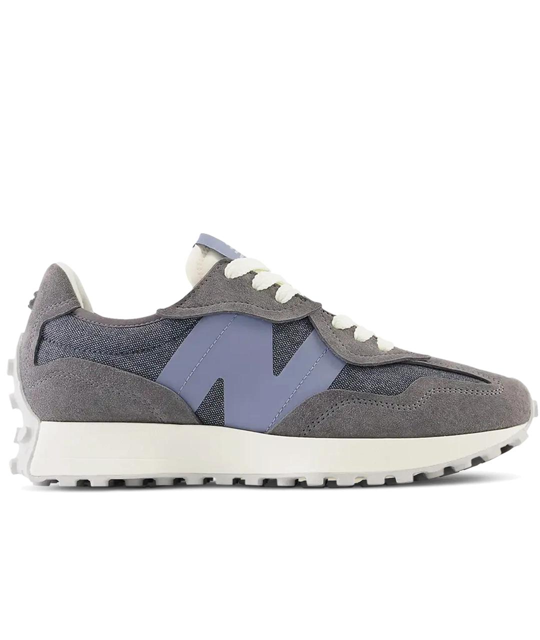 NEW BALANCE Серые текстильные кроссовки, фото 1