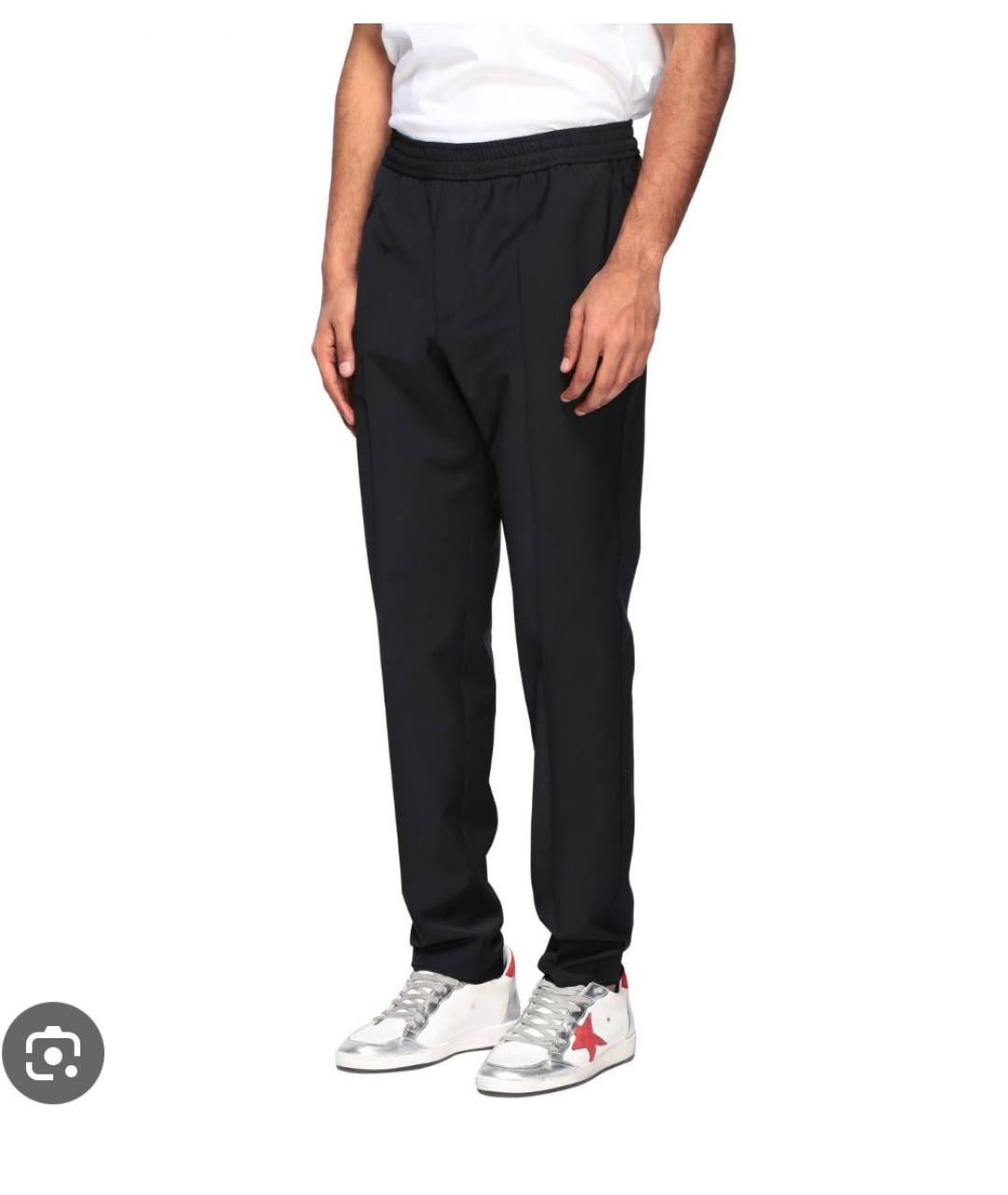 GOLDEN GOOSE DELUXE BRAND Черные классические брюки, фото 2