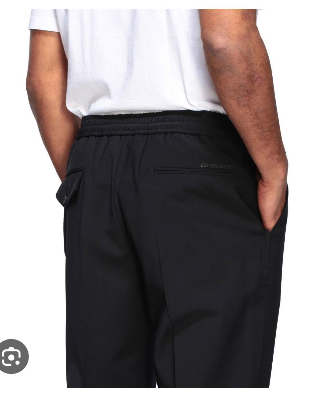 GOLDEN GOOSE DELUXE BRAND Черные классические брюки, фото 3