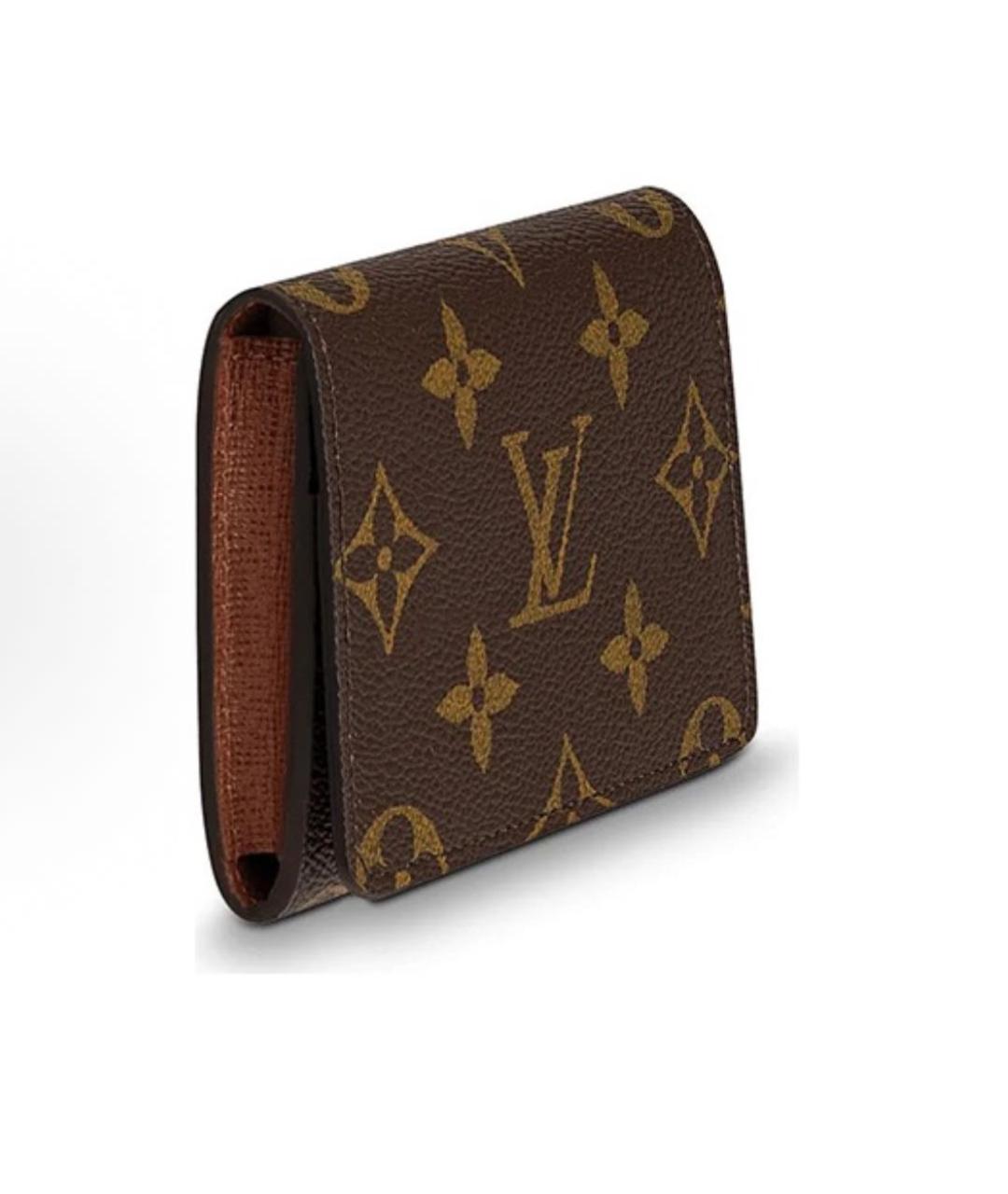 LOUIS VUITTON Коричневый кошелек, фото 2