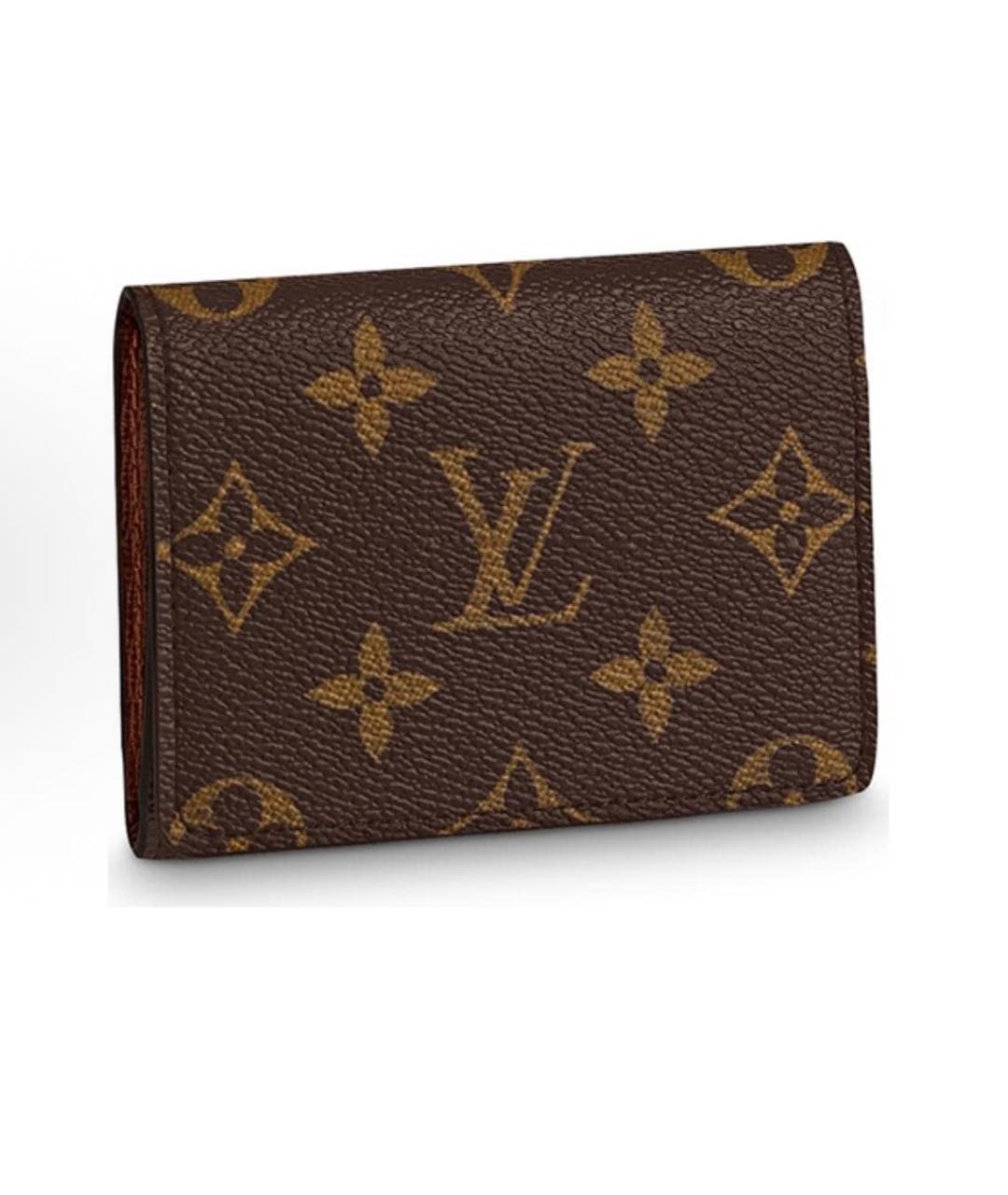 LOUIS VUITTON Коричневый кошелек, фото 5