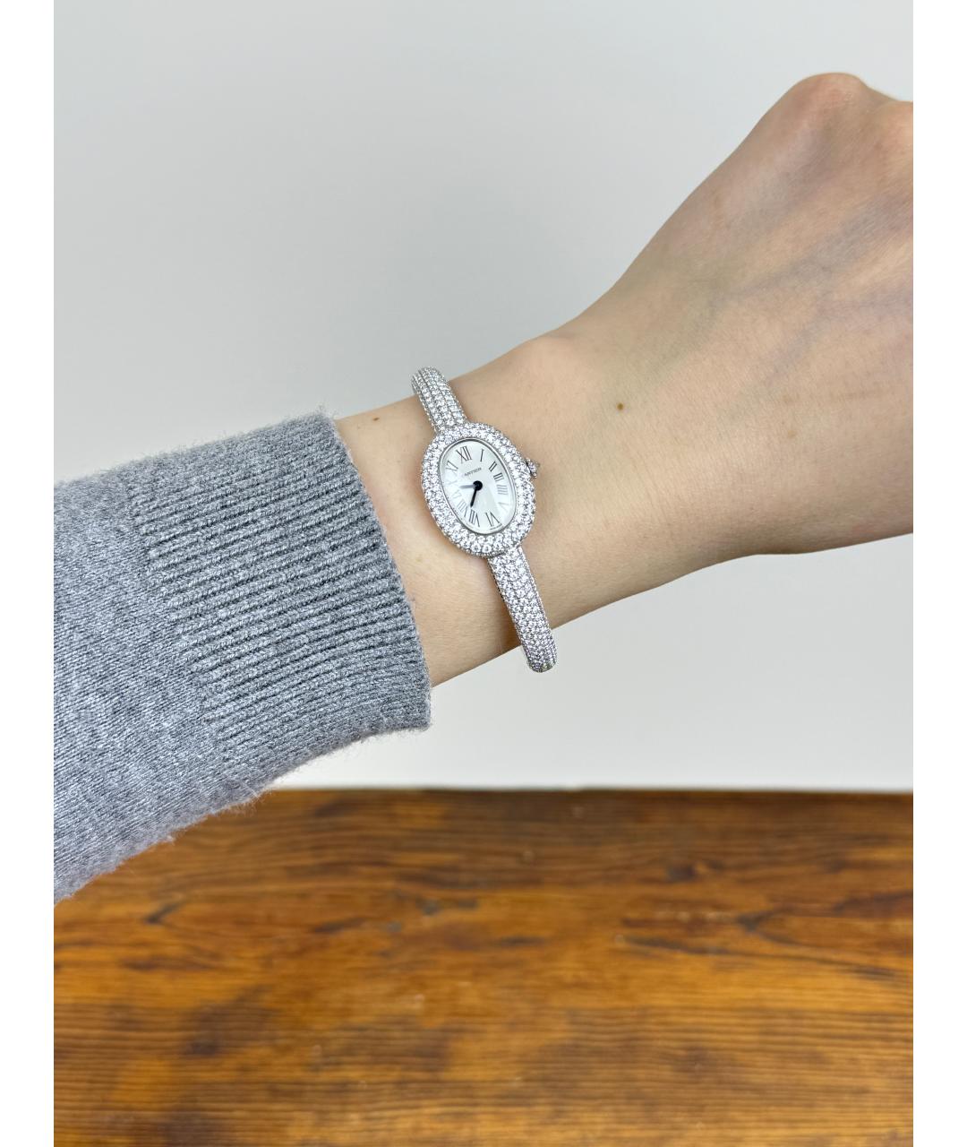 CARTIER Часы из белого золота, фото 9