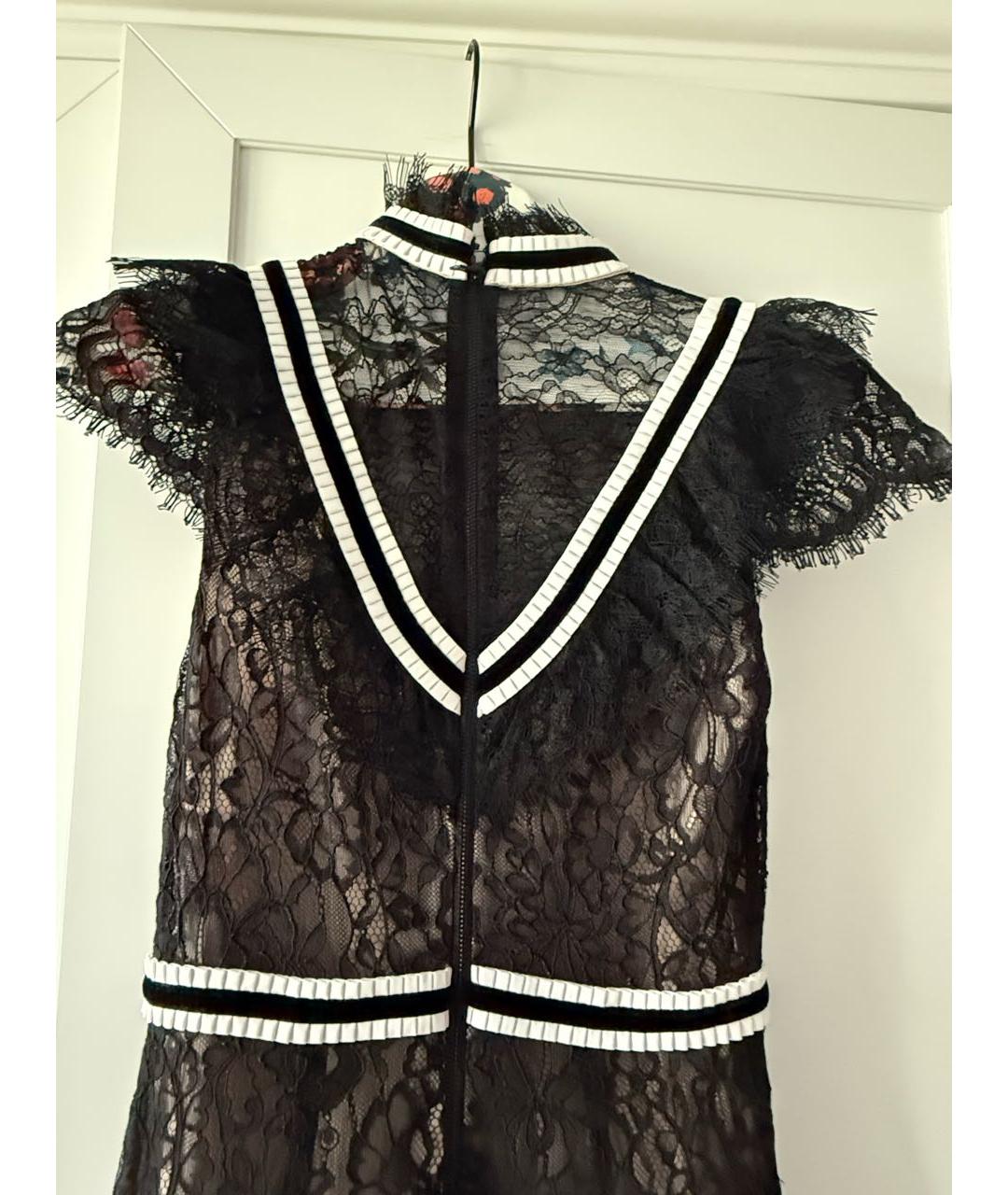 ALICE+OLIVIA Черное полиэстеровое вечернее платье, фото 4