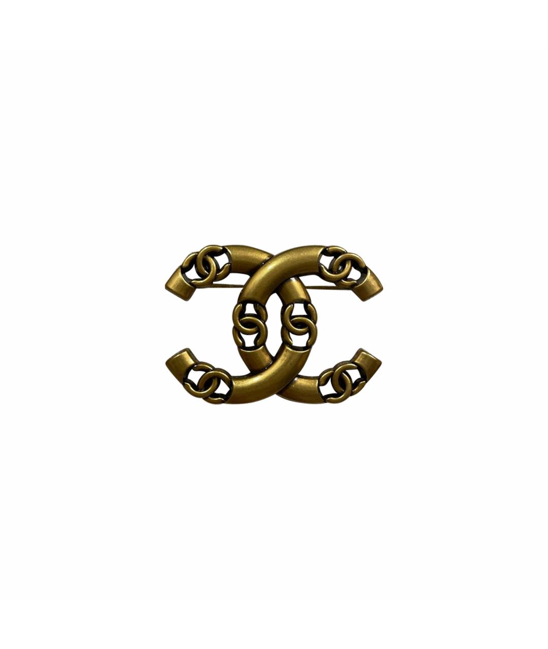 CHANEL Золотая булавка / брошь, фото 1