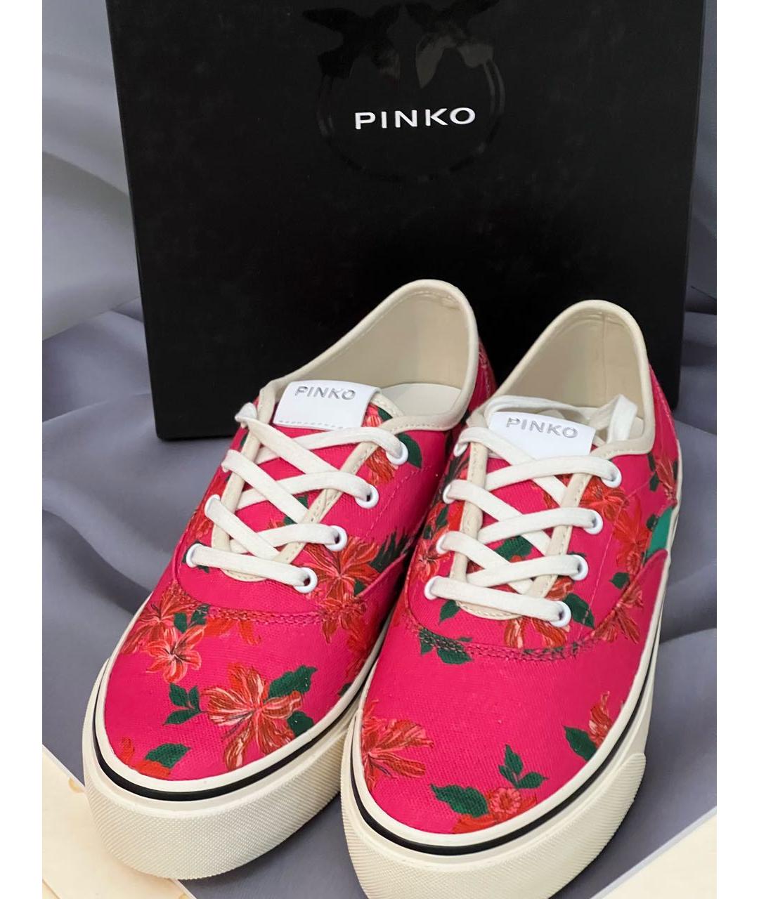 PINKO Фуксия текстильные кеды, фото 4