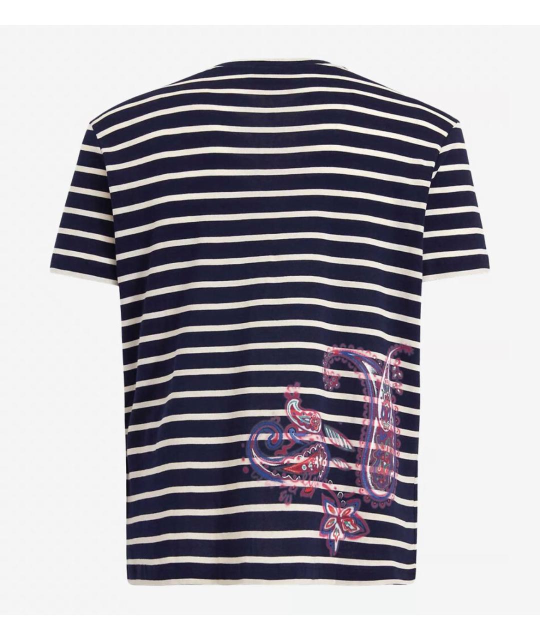 ETRO Черная хлопковая футболка, фото 2