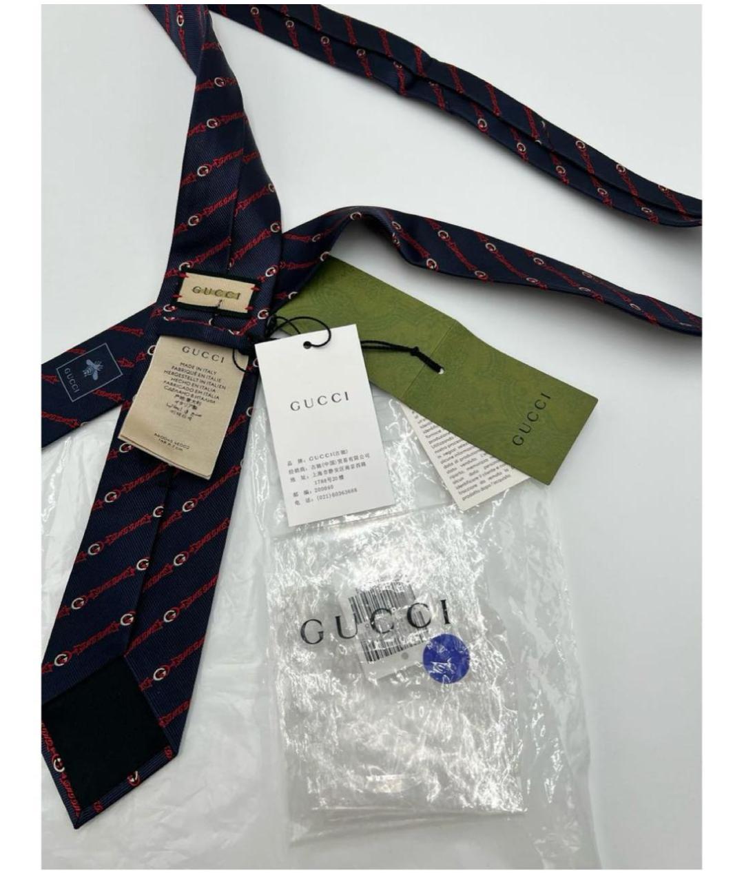 GUCCI Мульти шелковый галстук, фото 7