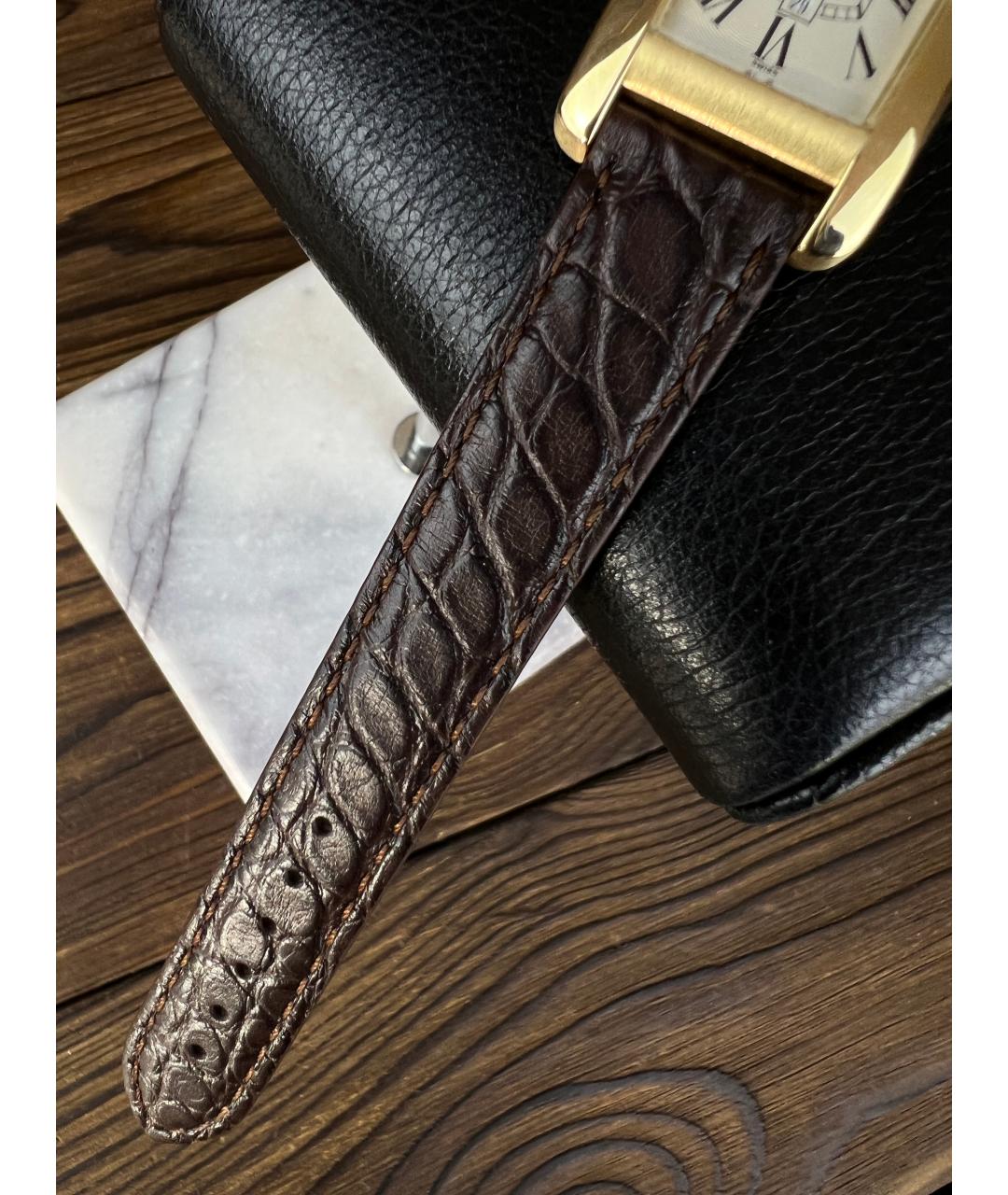 CARTIER Часы из желтого золота, фото 5