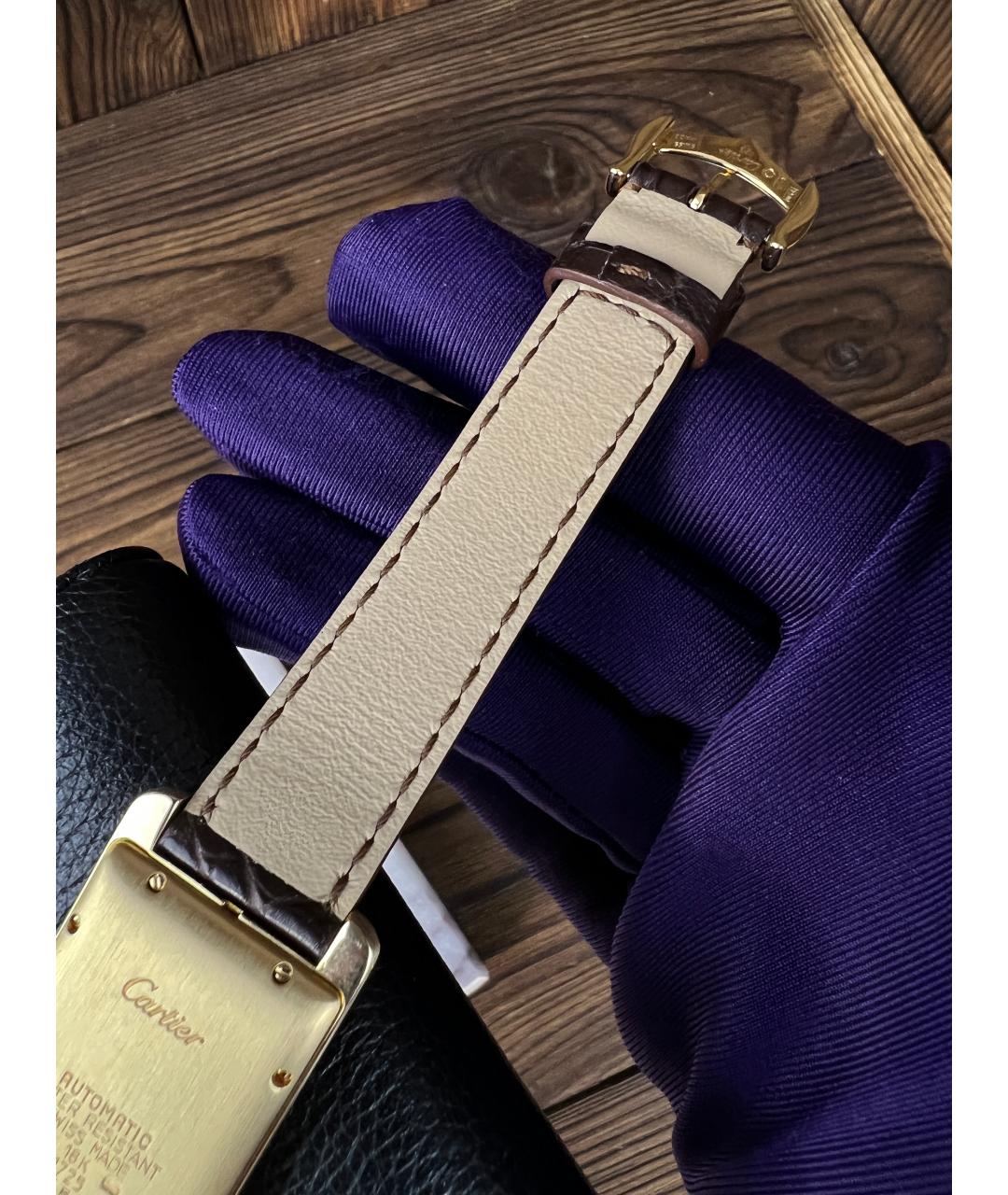 CARTIER Часы из желтого золота, фото 7
