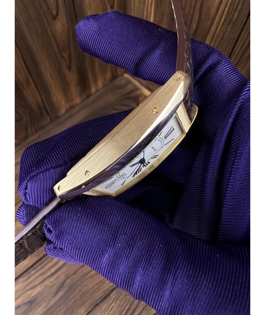 CARTIER Часы из желтого золота, фото 4