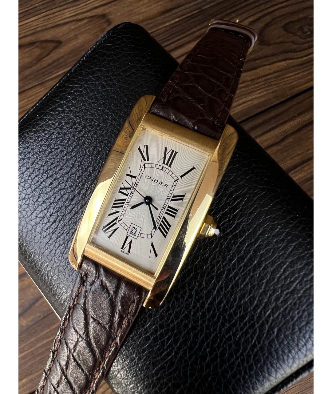 CARTIER Часы из желтого золота, фото 2