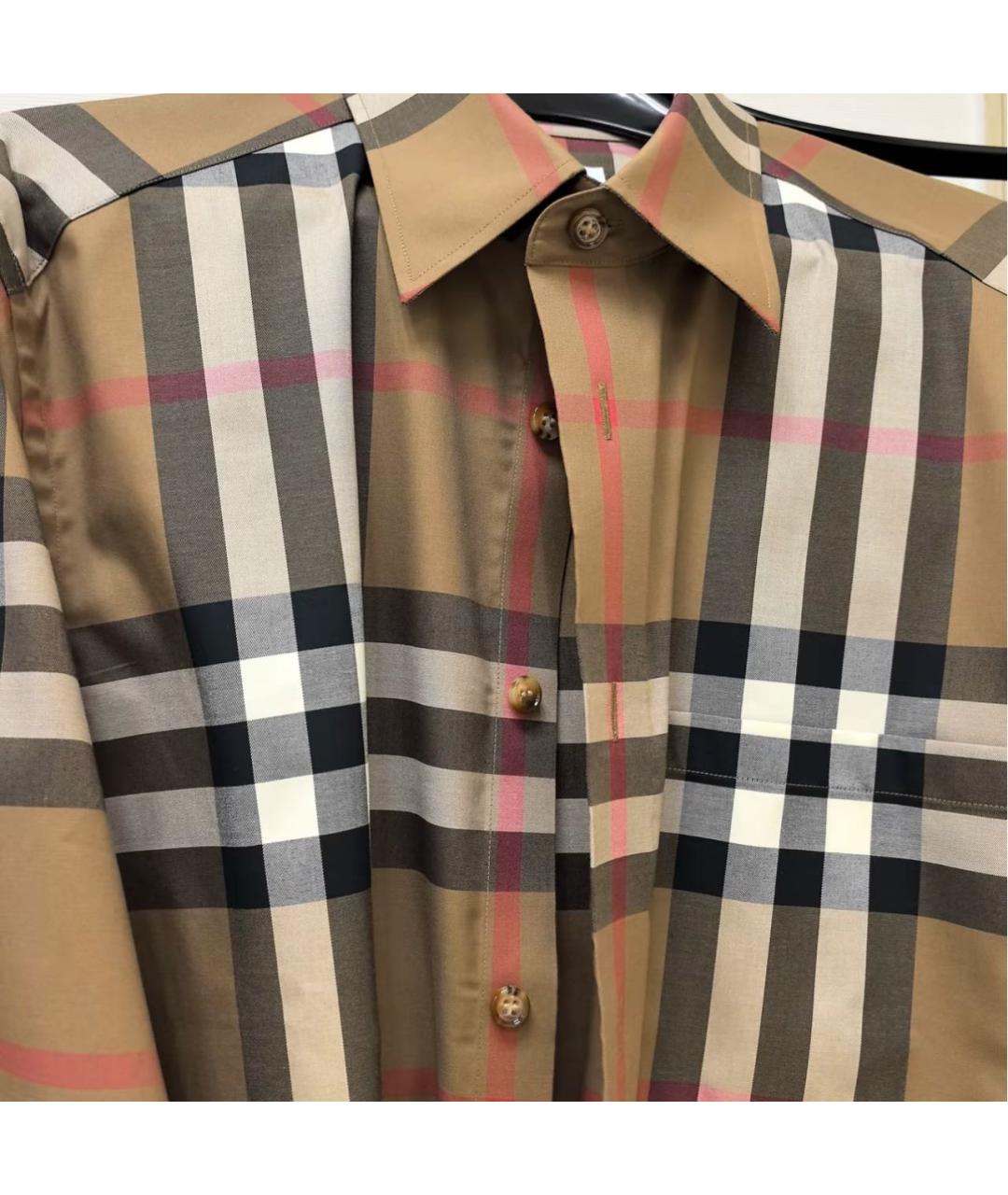 BURBERRY Бежевая рубашка, фото 2