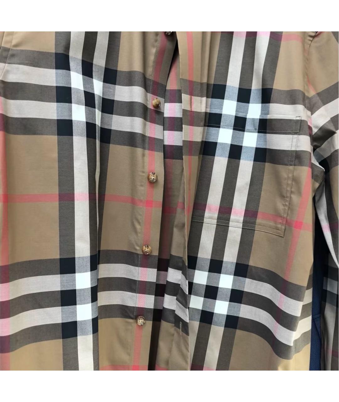 BURBERRY Бежевая рубашка, фото 4