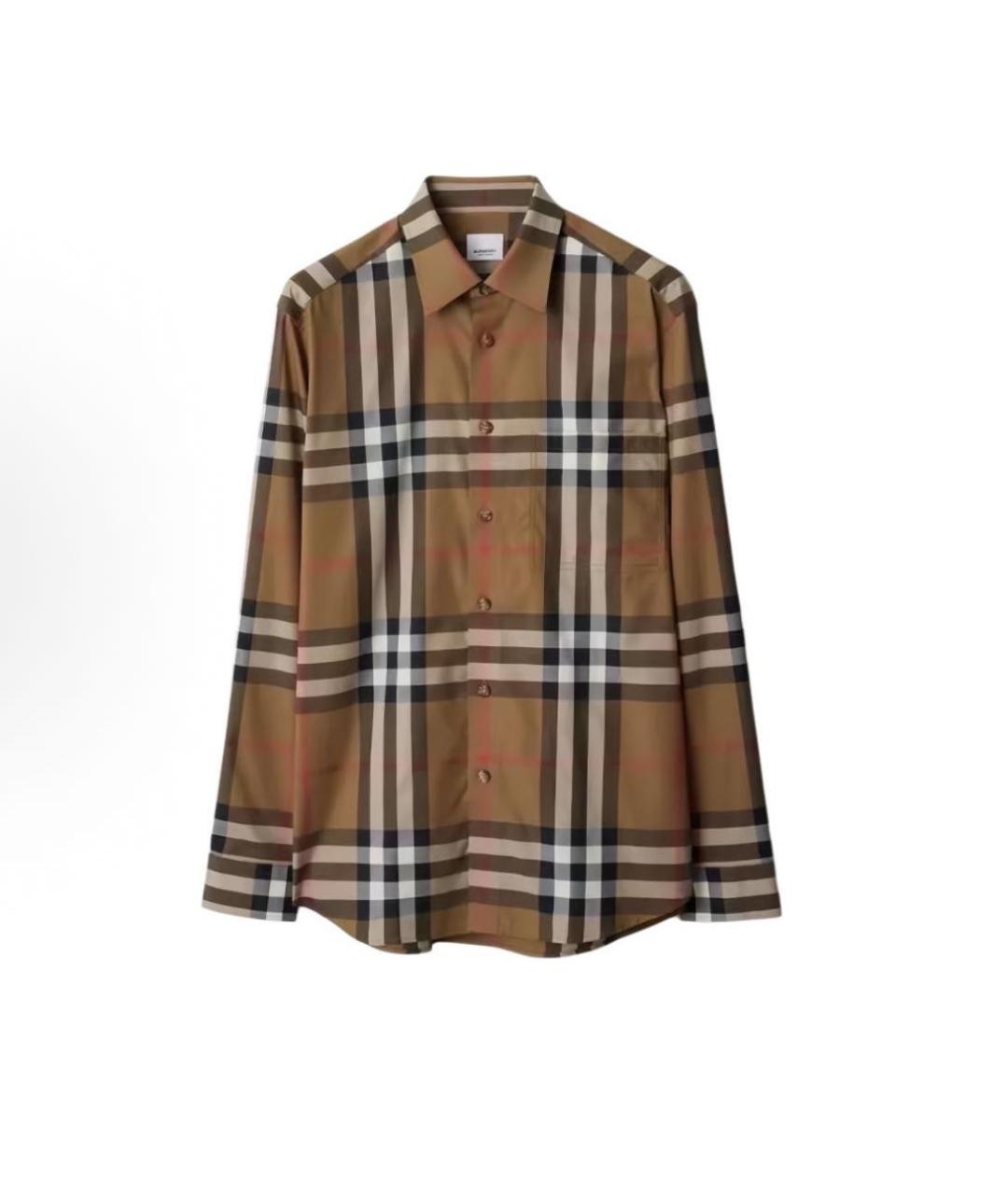 BURBERRY Бежевая рубашка, фото 5