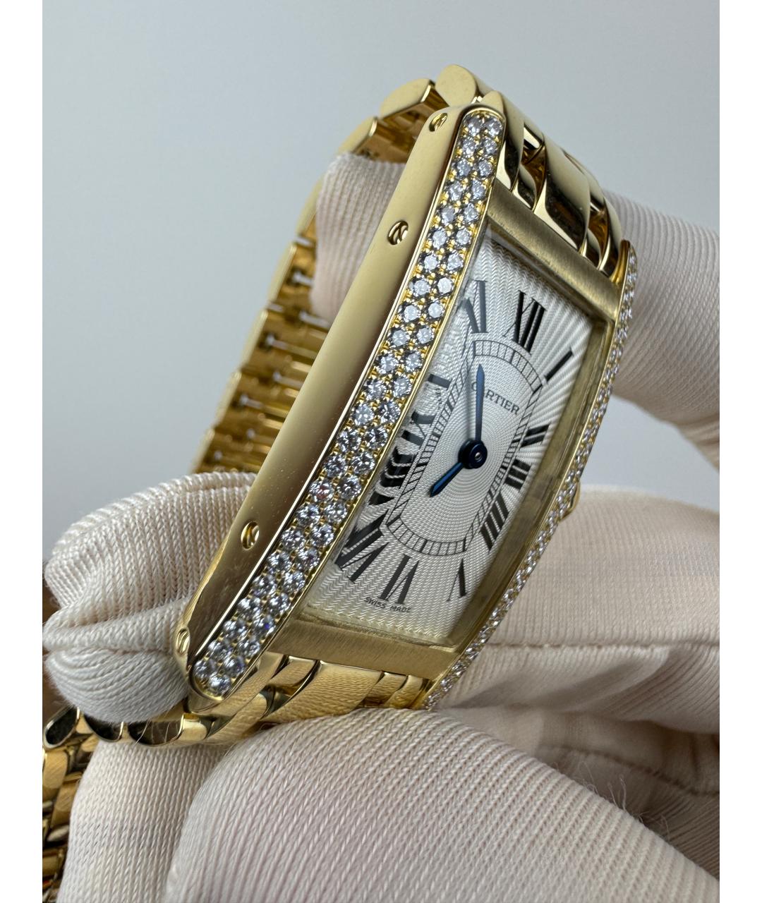 CARTIER Золотые часы из желтого золота, фото 4