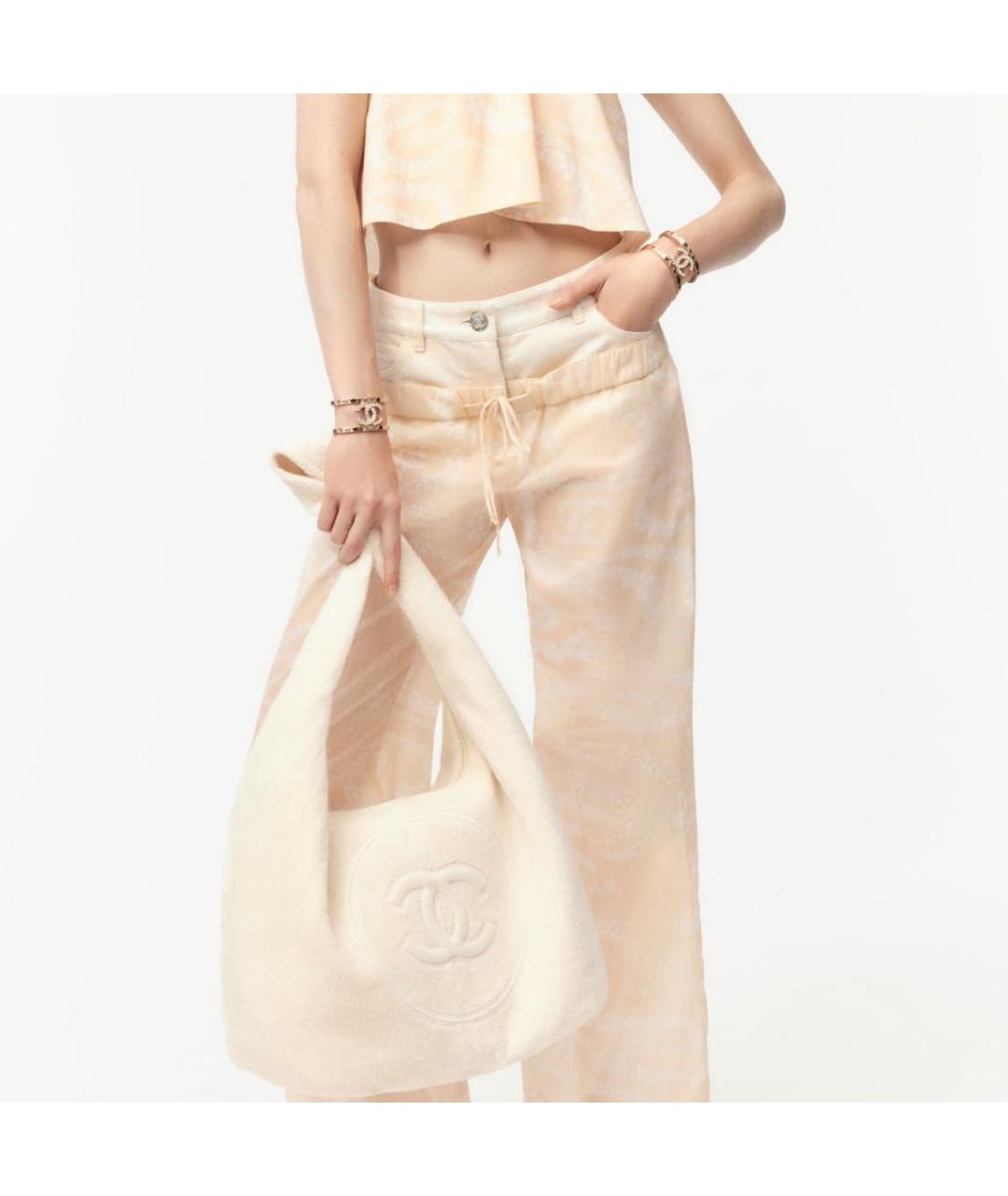 CHANEL Оранжевое брюки широкие, фото 2
