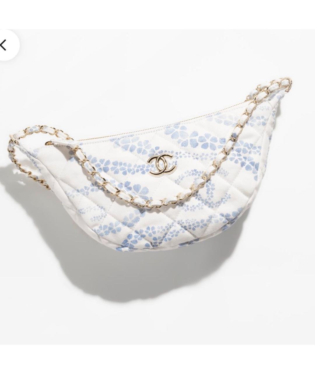CHANEL Белая сумка через плечо, фото 4
