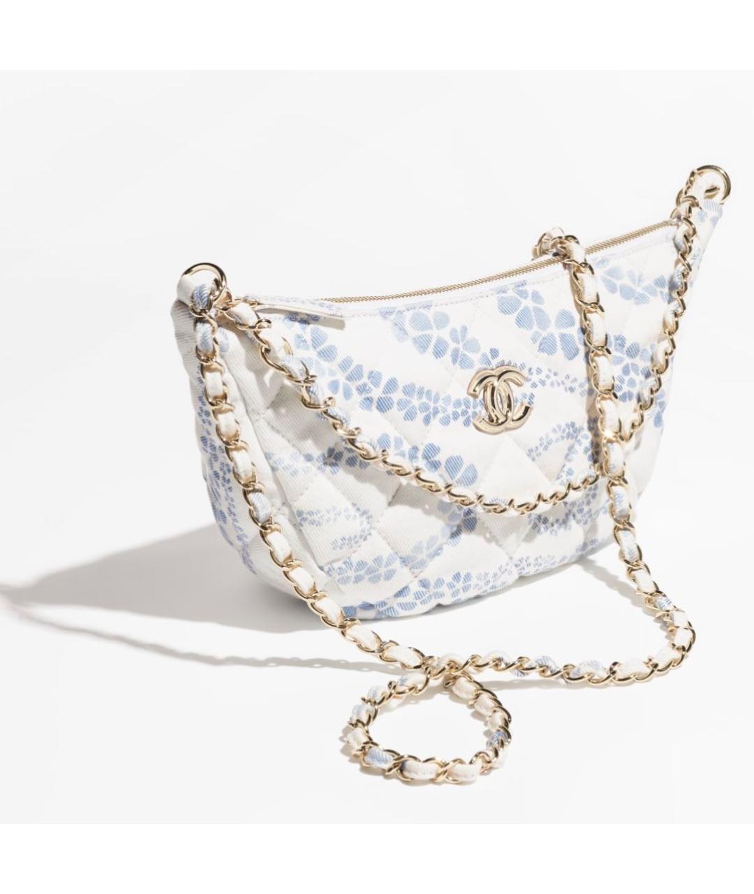 CHANEL Белая сумка через плечо, фото 2