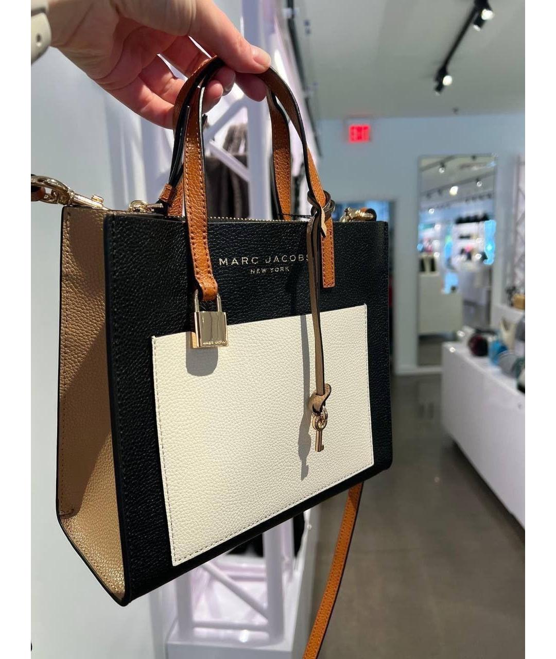 MARC JACOBS Кожаная сумка с короткими ручками, фото 4