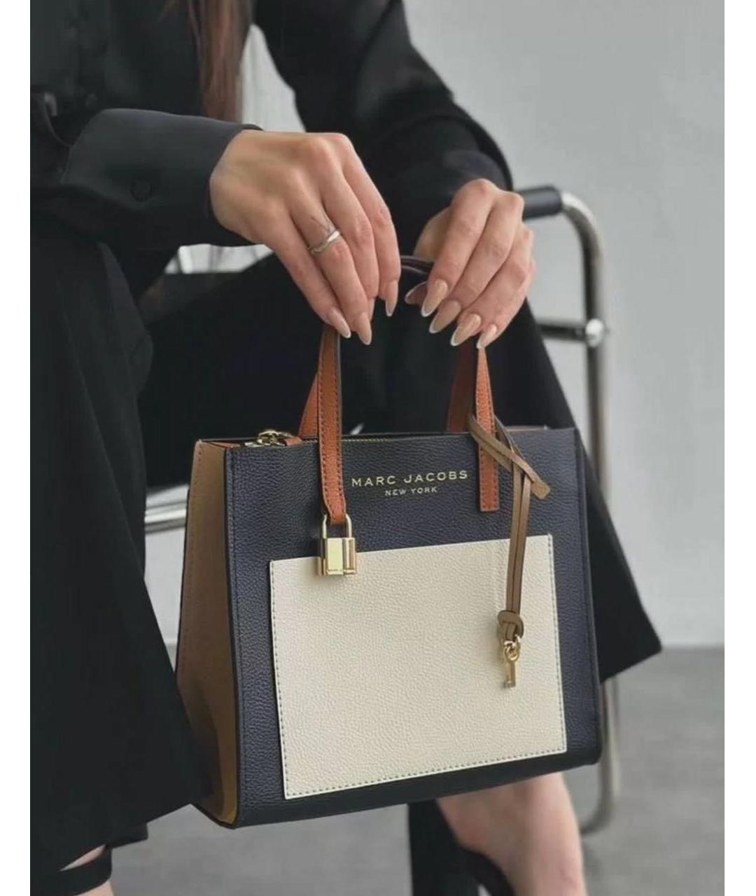 MARC JACOBS Кожаная сумка с короткими ручками, фото 2