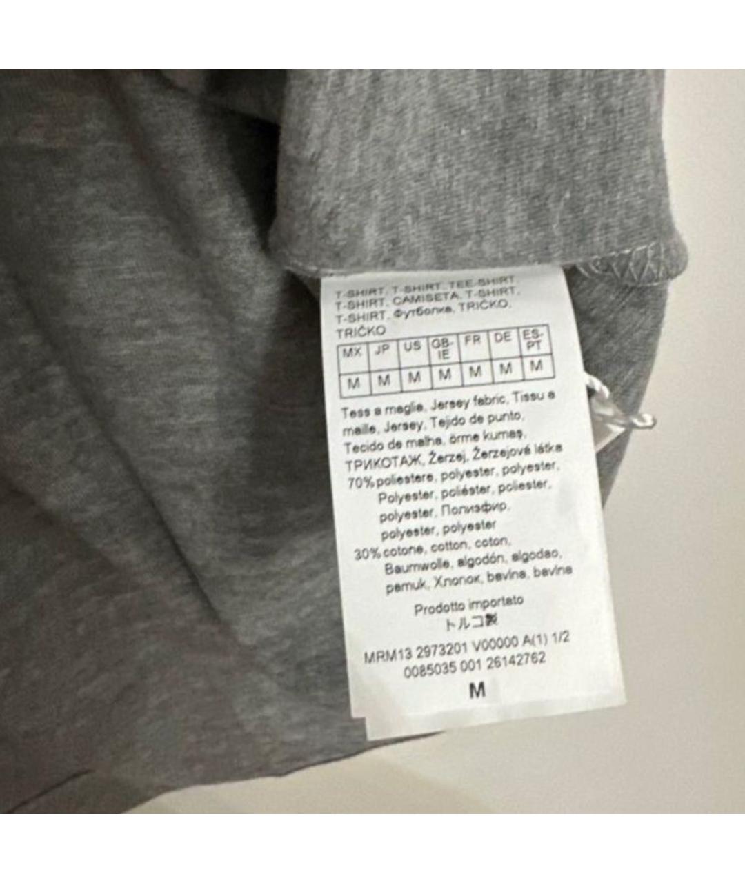 MAX MARA Серая хлопковая майка, фото 3