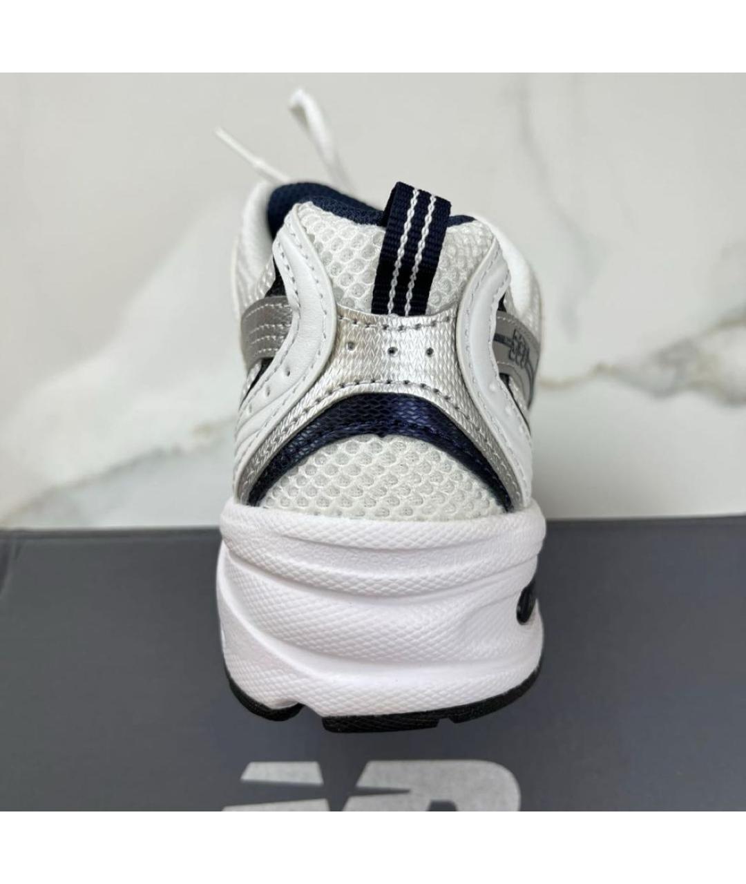 NEW BALANCE Белые низкие кроссовки / кеды, фото 5