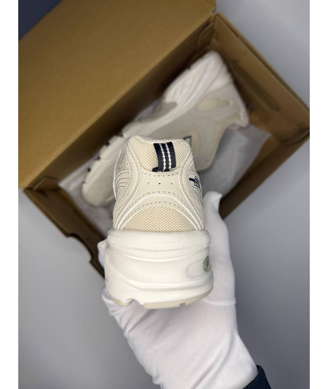 NEW BALANCE Бежевые низкие кроссовки / кеды, фото 4