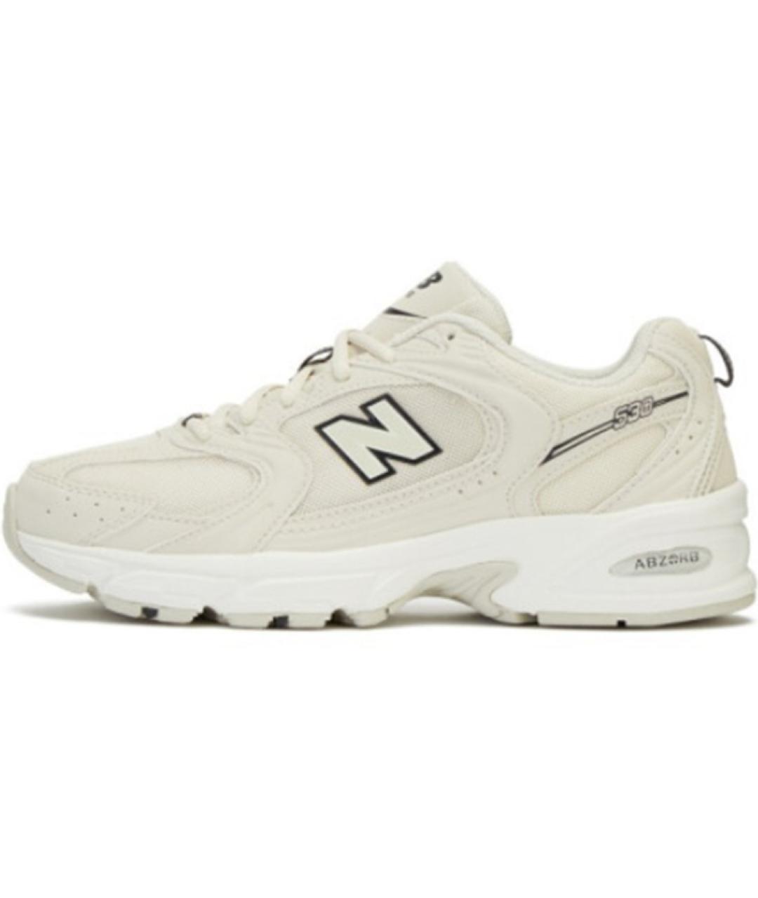 NEW BALANCE Бежевые низкие кроссовки / кеды, фото 9