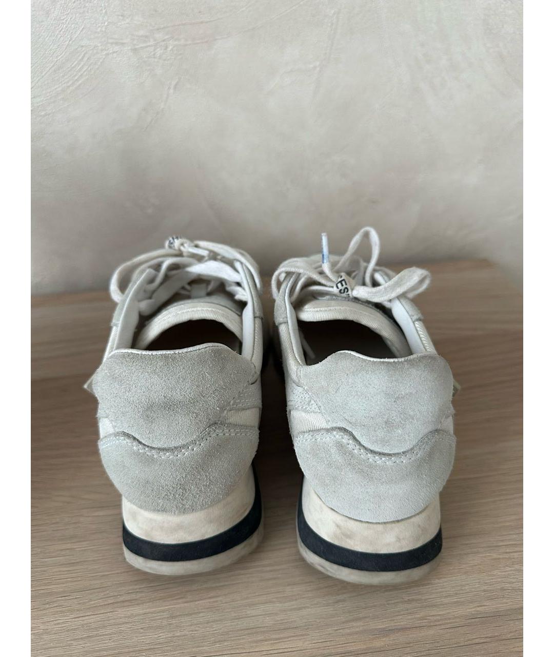 OFF-WHITE Серые текстильные кроссовки, фото 4