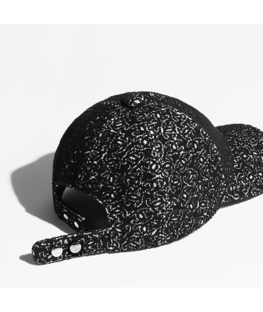 CHANEL Черная хлопковая кепка, фото 2