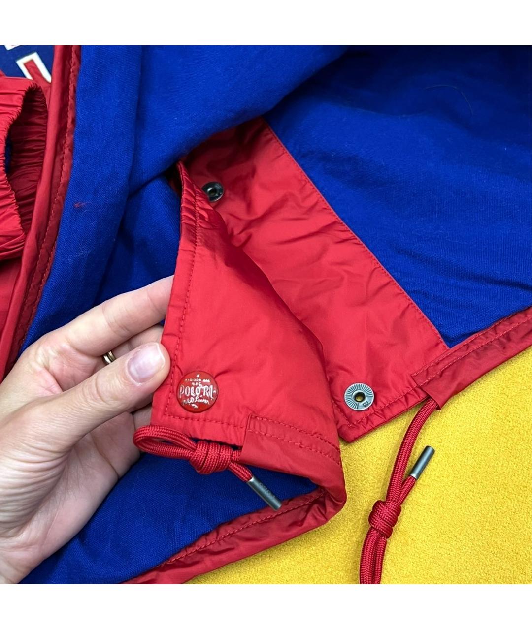 POLO RALPH LAUREN Красная полиэстеровая куртка, фото 4