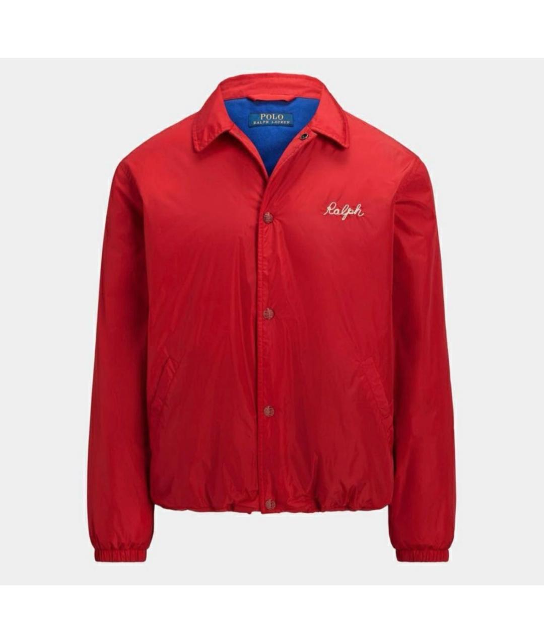 POLO RALPH LAUREN Красная полиэстеровая куртка, фото 9